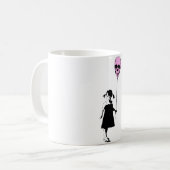 Balloon Girl コーヒーマグカップ (正面左)