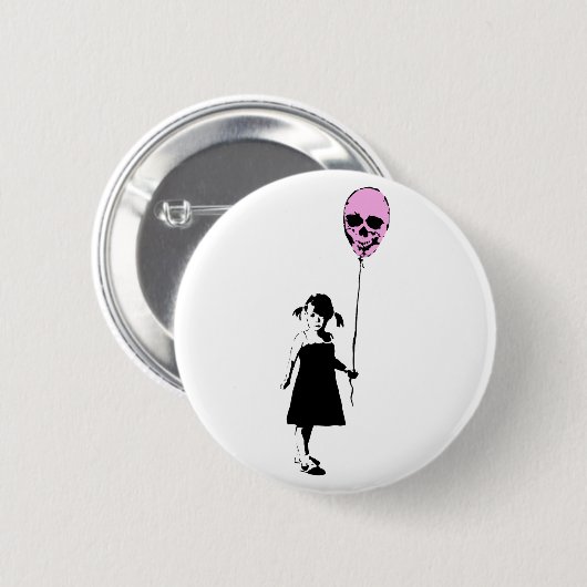 Balloon Girl 缶バッジ (正面&裏面)