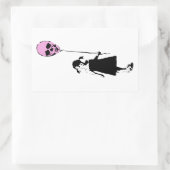 Balloon Girl 長方形シール (バッグ)