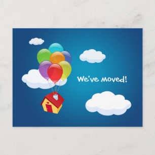 Balloon House – 新しいアドレス案内はがき 案内ポストカード