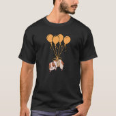 Balloon Pig Graphic Guinea Pig Owner Pet Cavy Anim Tシャツ (正面)