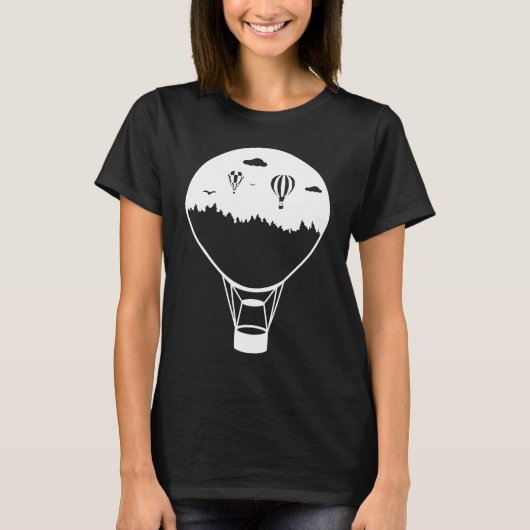 Balloon Ride Gas Balloon Hot Air Balloon Ride Tシャツ (正面)