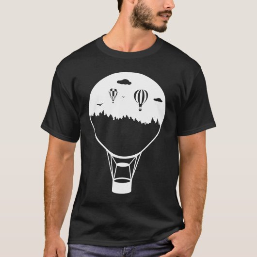 Balloon Ride Gas Balloon Hot Air Balloon Ride Tシャツ (正面)