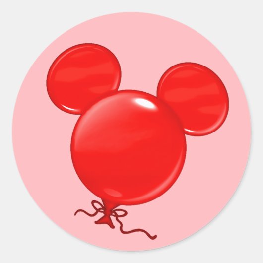 Balloon Sticker ラウンドシール (正面)