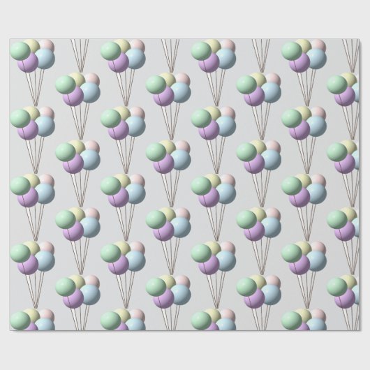 Balloon wrapping paper ラッピングペーパー (フラット)