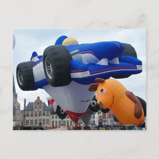 Balloonfiestaビュー ポストカード (正面)