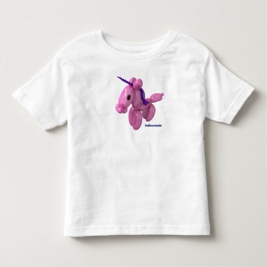 Balloonimals Maggieユニコーン! トドラーTシャツ (正面)