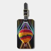 Ballooning Colorful, Artistic design with Balloon ラゲッジタグ (正面縦)
