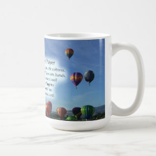 Balloonistの祈りの言葉のマグ コーヒーマグカップ
