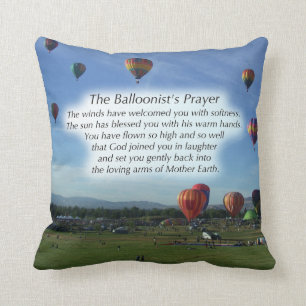 Balloonistの祈りの言葉の枕 クッション