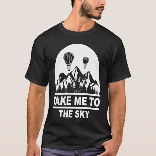 Balloonist hot air balloon ride gas balloon tシャツ (正面)