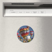 BALLOONS ぶら下がった by SHARON SHARPE マグネット (インサイチュ (食洗機))