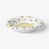 Balloons and Party Hats Silhouette Pattern ペーパーボウル (傾斜あり)