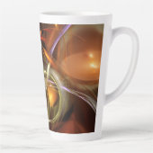 Balloons and Ribbons  Abstract カフェラテマグ (右)