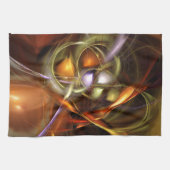 Balloons and Ribbons  Abstract キッチンタオル (横)