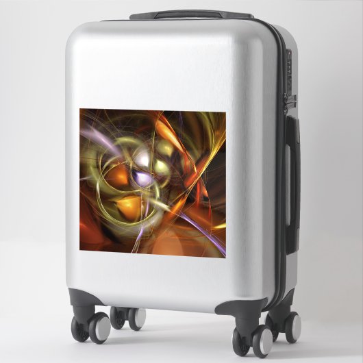 Balloons and Ribbons  Abstract シール (スーツケース)