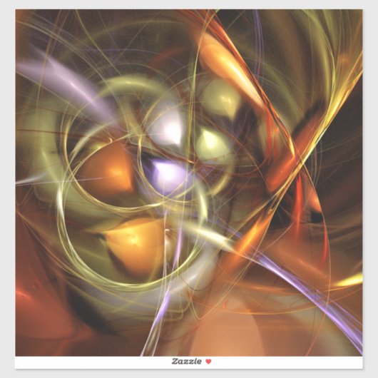 Balloons and Ribbons  Abstract シール (シート)