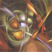 Balloons and Ribbons  Abstract シール (正面)