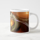 Balloons and Ribbons  Abstract ジャンボコーヒーマグカップ (右)