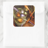 Balloons and Ribbons  Abstract スクエアシール (バッグ)