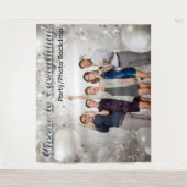 Balloons and Stars Photo Party Backdrop タペストリー (正面)