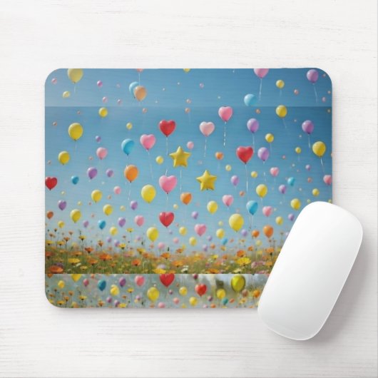 Balloons MousePads マウスパッド (マウス)