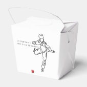 Ballotin à emporter TAEKWONDO DWICHAGI back kick 2 フェイバーボックス (裏面サイド)