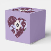 Ballotin "Cœur de Violettes"  フェイバーボックス (裏面サイド)