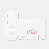 Ballotin coeur personnalisable フェイバーボックス (折り畳みなし)