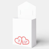 Ballotin coeur personnalisable フェイバーボックス (オープン)