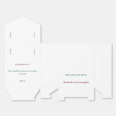 Ballotin Mariage Royal Minimaliste フェイバーボックス (見開き)