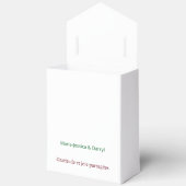 Ballotin Mariage Royal Minimaliste フェイバーボックス (見開き)