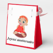 Ballotins  bébé fille フェイバーボックス (裏面サイド)