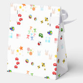 Ballotins boîte cadeau pour fête d'anniversaire フェイバーボックス (裏面)