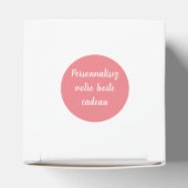 Ballotins Donuts Rose フェイバーボックス (上部)