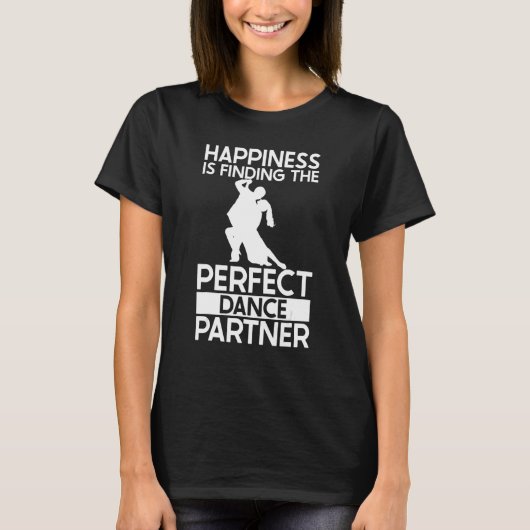 Ballroom Dancing Partner Line Of Dance Ballet Danc Tシャツ (正面)