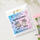 Balls or No Balls Bubble Tea Boba Gender Reveal フェイバーバッグ (封をした状態)