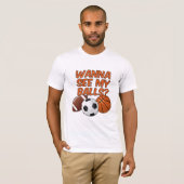 Balls shirt -スタイルとカラーを選択 tシャツ (正面フル)