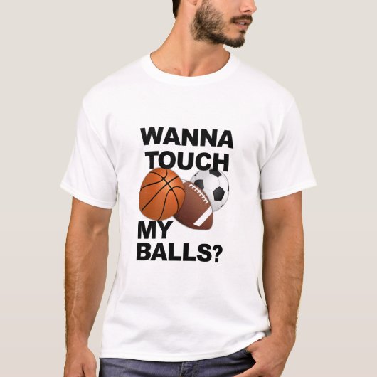 Balls shirt -スタイルとカラーを選択 tシャツ (正面)