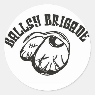 Ballsy Brigadeのシール ラウンドシール
