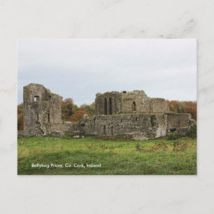 Ballybeg Priory、アイルランドはがき ポストカード