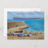 Ballycastle Harbor, County Antrim oil painting by ポストカード (正面/裏面)