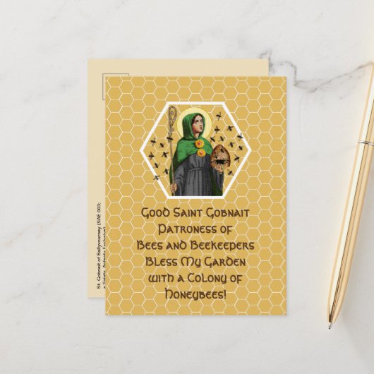 Ballyvourney (SAE 003)ポストカードのSt. Gobnait ポストカード (正面/裏面インサイチュ)