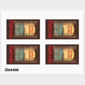 Balmoral Palace Hotel (Monte Carlo) Vector Format 長方形シール (シート)