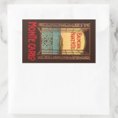 Balmoral Palace Hotel (Monte Carlo) Vector Format 長方形シール (バッグ)