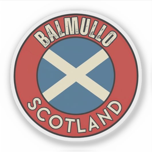 Balmullo, Scotland シール (正面)