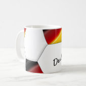 Balón de FÚTBOL ALEMANIA equipo nacional 2014 コーヒーマグカップ (正面左)