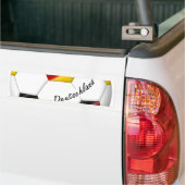 Balón de FÚTBOL ALEMANIA equipo nacional 2014 バンパーステッカー (トラック上)