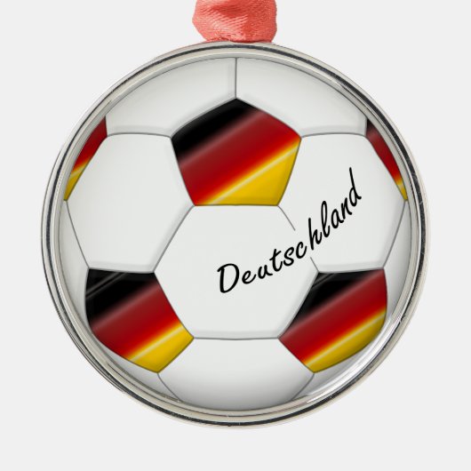 Balón de FÚTBOL ALEMANIA equipo nacional 2014 メタルオーナメント (正面)