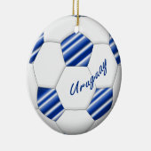 Balón de FÚTBOL URUGUAY equipo nacional 2014 セラミックオーナメント (右)